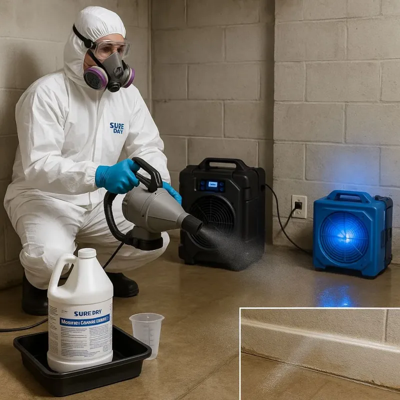 Sanitization and Odor Removal process in Whitaker, PA
